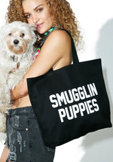 Smugglin’ Puppies Tote