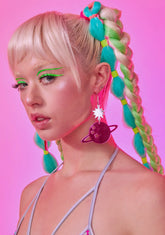 Star Planet Mirrored Earrings