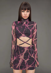 Diva DNA Mesh Mini Dress