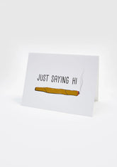 Just Saying Hi Card