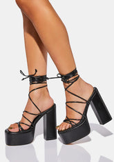 Thriving On Wrap Platform Heels