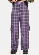 Harlow Plaid Utility Pants