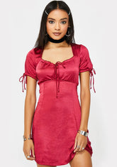Cherry Guenette Satin Dress