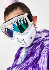 Rhinestone Mask Goggles