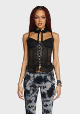 Before Dawn Lace Corset With Choker