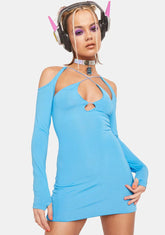Retro Boomin' Cut-Out Mini Dress