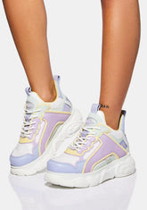White Multi CLD Chai Platform Sneakers
