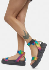 Rainbow Kassandra Gladiator Sandals