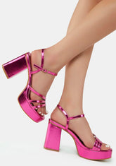 Strikeout Platform Heels