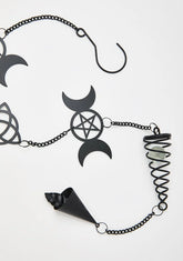 Triple Moon Hanging Wind Chime