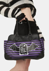 Purple Give You The Creeps Bag