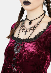 Secluded Shelter Rosary Necklace