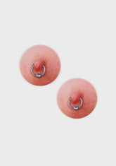 Photo-Realistic Pierced Nipple Ring Pasties
