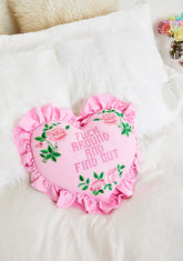 Take A Chance Heart Pillow