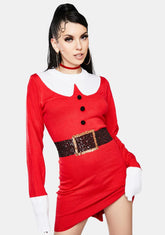 Santa Sweater Dress