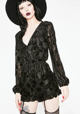 Severe Style Velvet Romper