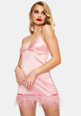 Sweet Naughty Nightmare Satin Chemise