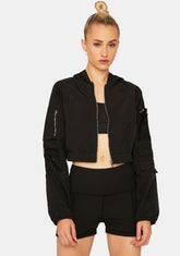 Danger Ahead Crop Jacket