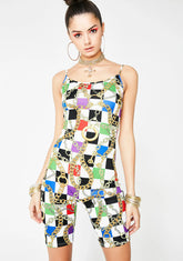 Mad Guap Checkered Catsuit