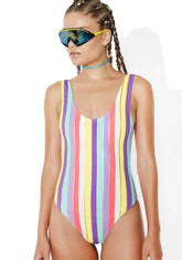 Sweet Like Candy Striped One Piece