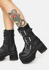 Ranger Platform Ankle Boots