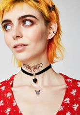 Love Is Dead Heart Choker
