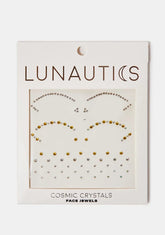 Metallic Cut Crease Face Jewels