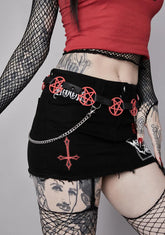 Red Pentagram Belt