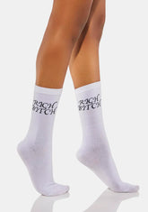 Can't Help It Crew Socks