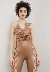Born Again Vegan Leather Catsuit