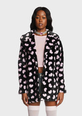 Wicked Loyal Maneater Faux Fur Coat