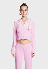 Violet Dusk OG Big Bling Velour Hoodie