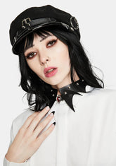 Moon Rises Bat Gem Choker