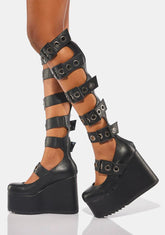 No Budget Platform Sandals