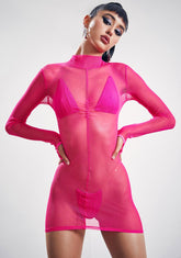 Candy Addicted To The Game Mesh Dress