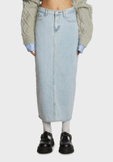 Scholarly Attitude Denim Skirt