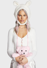 Natural Woodland Cutie Bear Hat