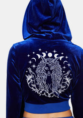 Cool Under Pressure Velour Hoodie