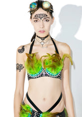 Brass Spike Kaleidoscope Goggles