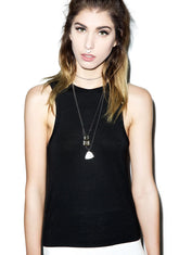 Lookin' Sharp Razor Tank - Black