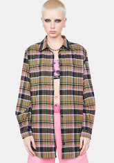 Sage Miss Nonconformist Flannel Shirt