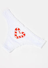 White Christmas And Chill Thong