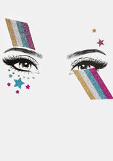 Technicolor Dream Eye Stickers
