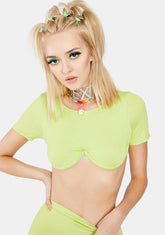 Limewire Crop Top
