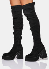Suede Damar Thigh High Boots