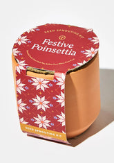 Festive Poinsettia Tiny Terracotta Kit