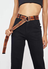 Retro Chic Tiger Print Belt