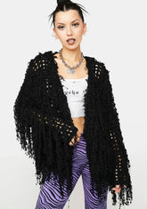 Could It Be Shaggy Cardigan