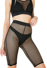 Krush Groove Fishnet Bike Shorts