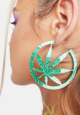 Enjoy The Journey Hoop Earrings